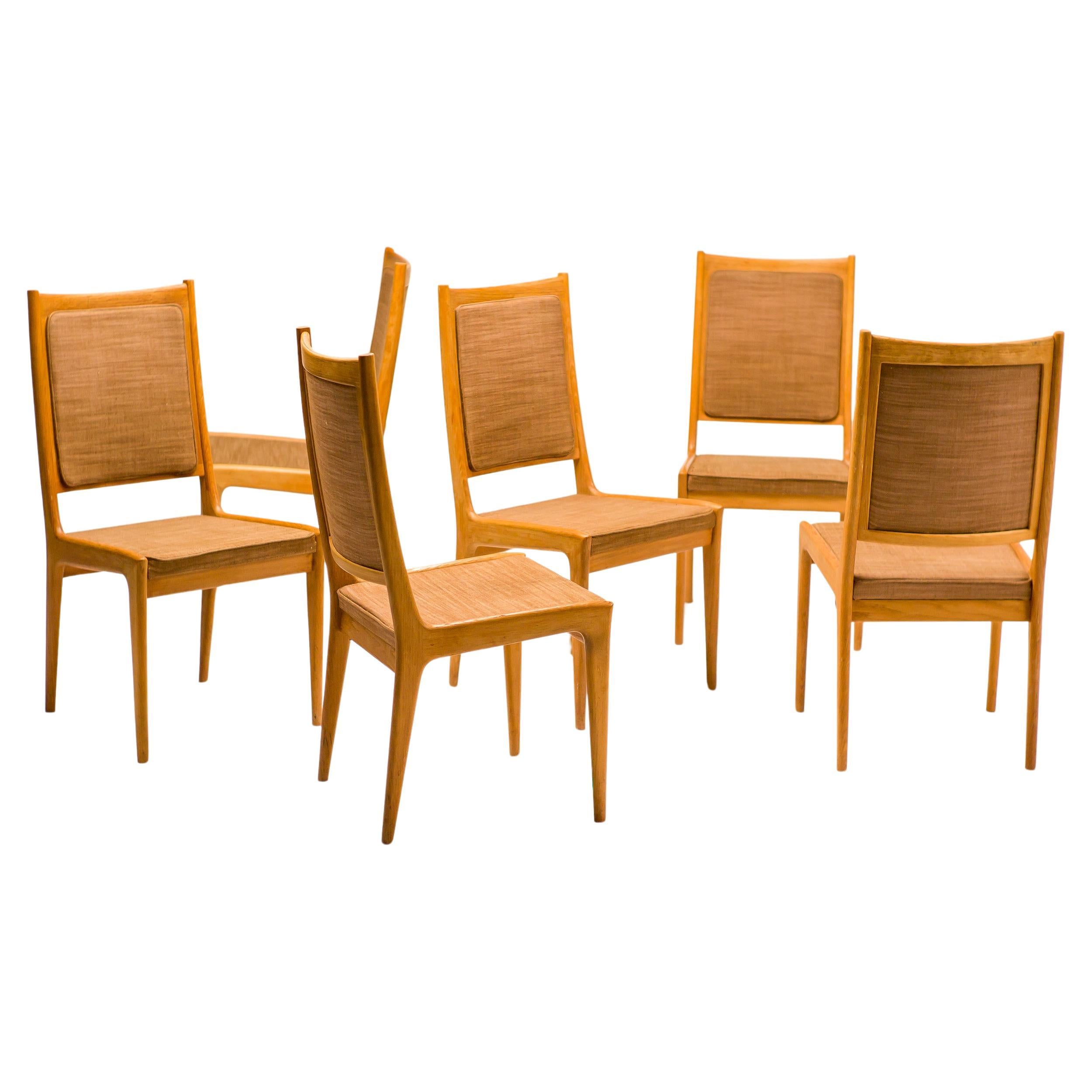 Set of Six Karl Erik Ekselius JOC Dining Chairs  For Sale
