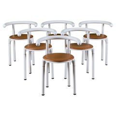 Set of Six Kartell Dining Chairs by Anna Castelli Ferrieri, 1981, Italy