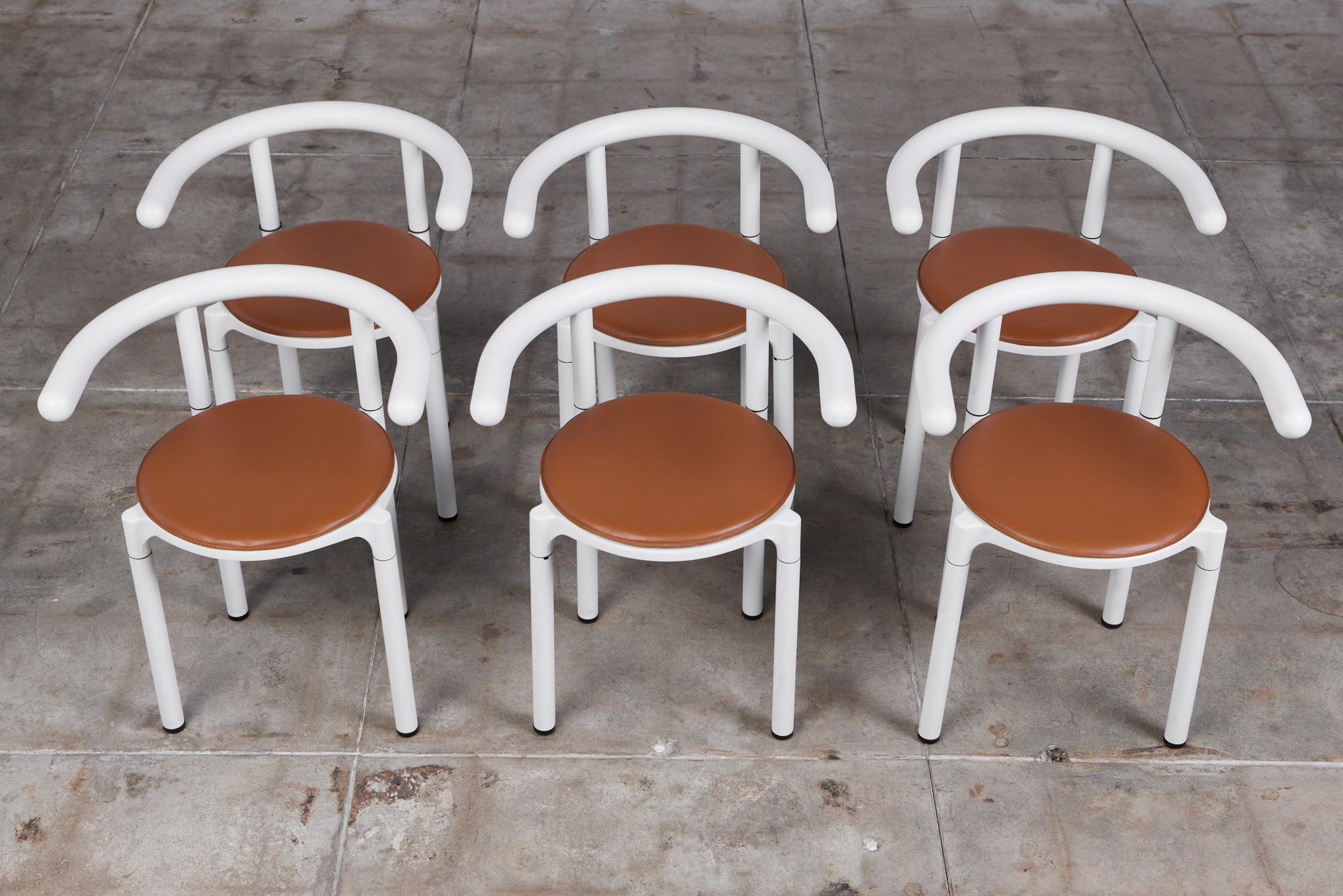 Postmoderne Ensemble de six chaises de salle à manger Kartell par Anna Castelli Ferrieri en vente