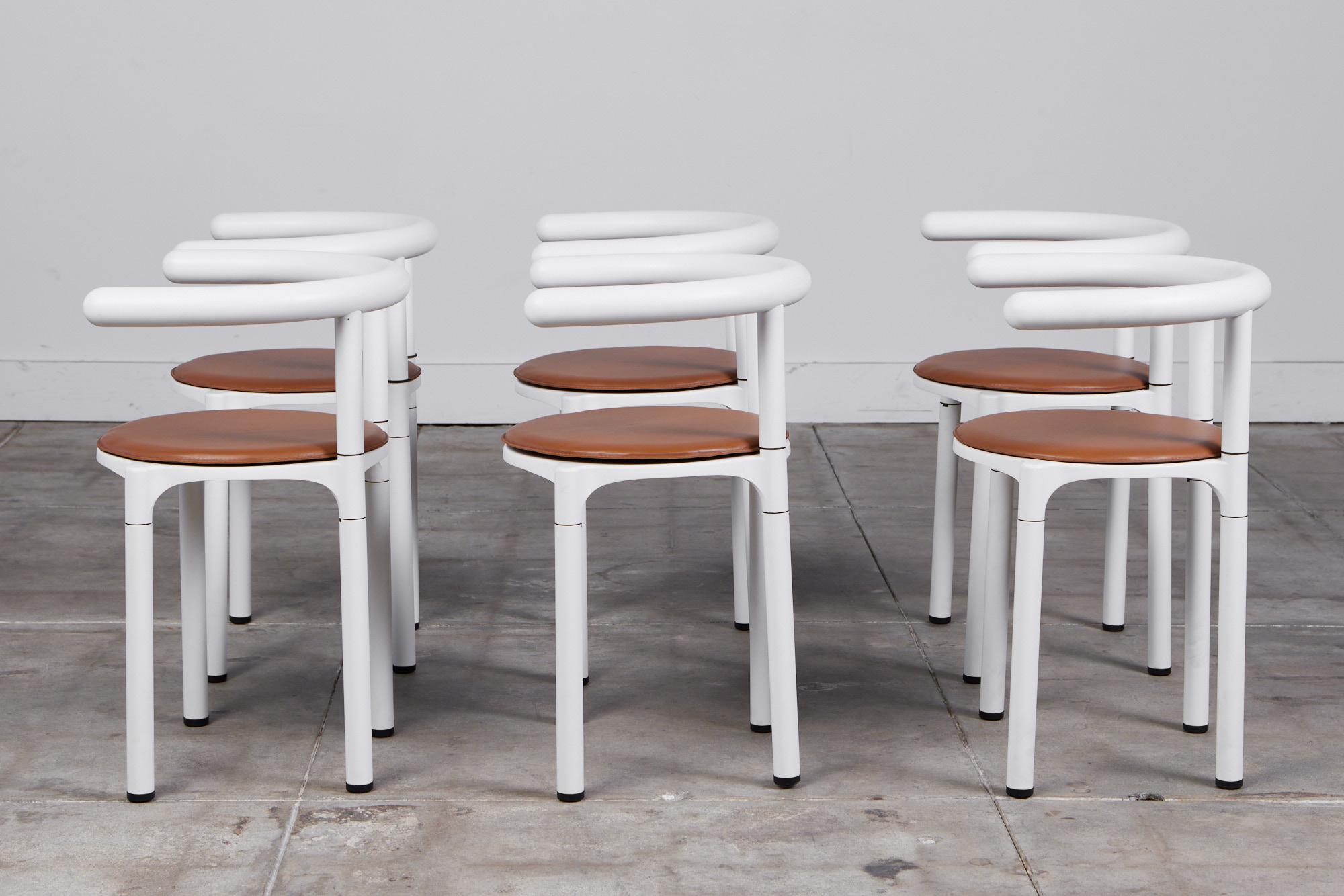 italien Ensemble de six chaises de salle à manger Kartell par Anna Castelli Ferrieri en vente