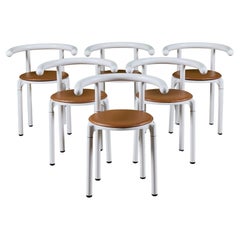 Set of Six Kartell Dining Chairs by Anna Castelli Ferrieri