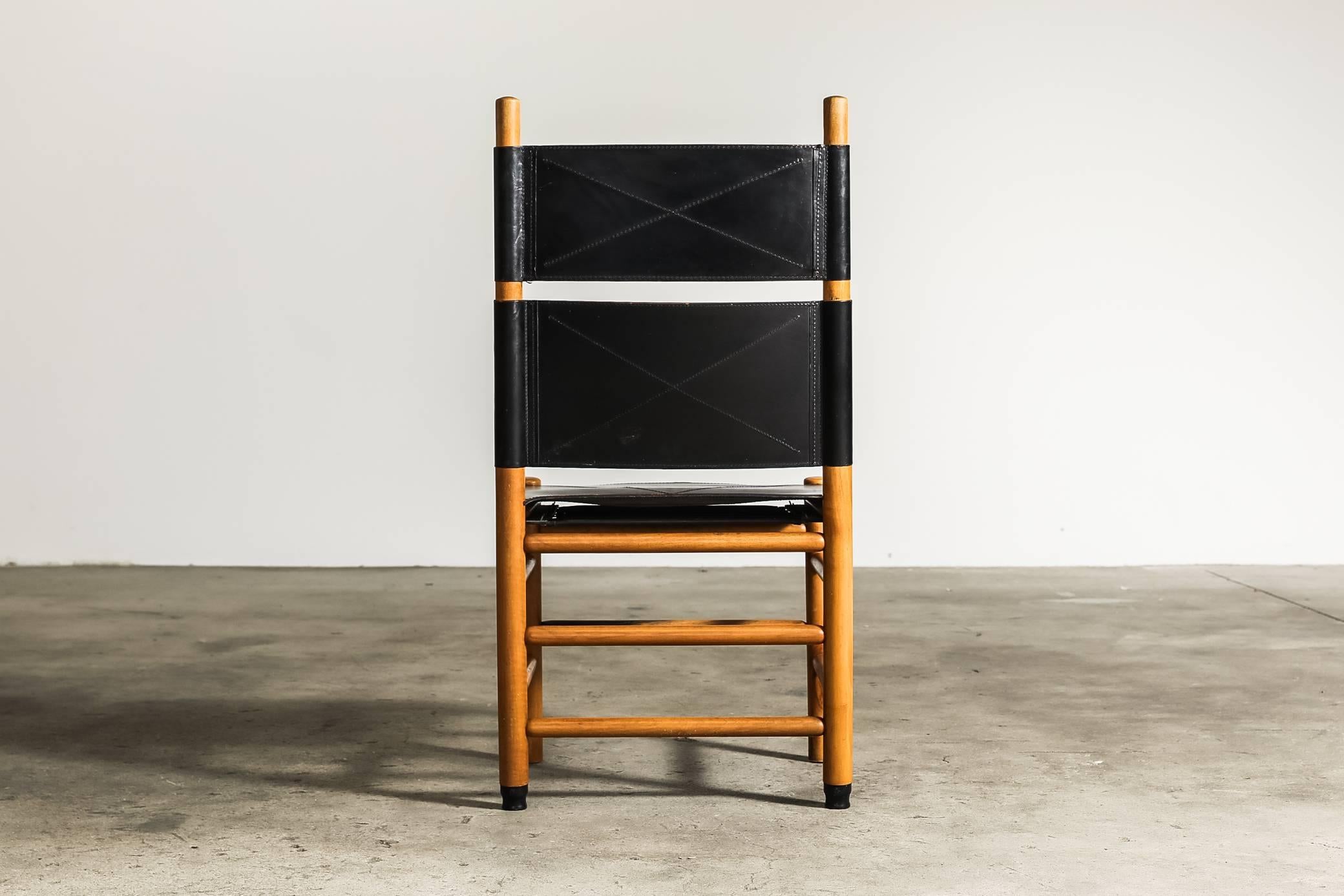 Set of Six Kentucky Chairs by Carlo Scarpa for Bernini 1
