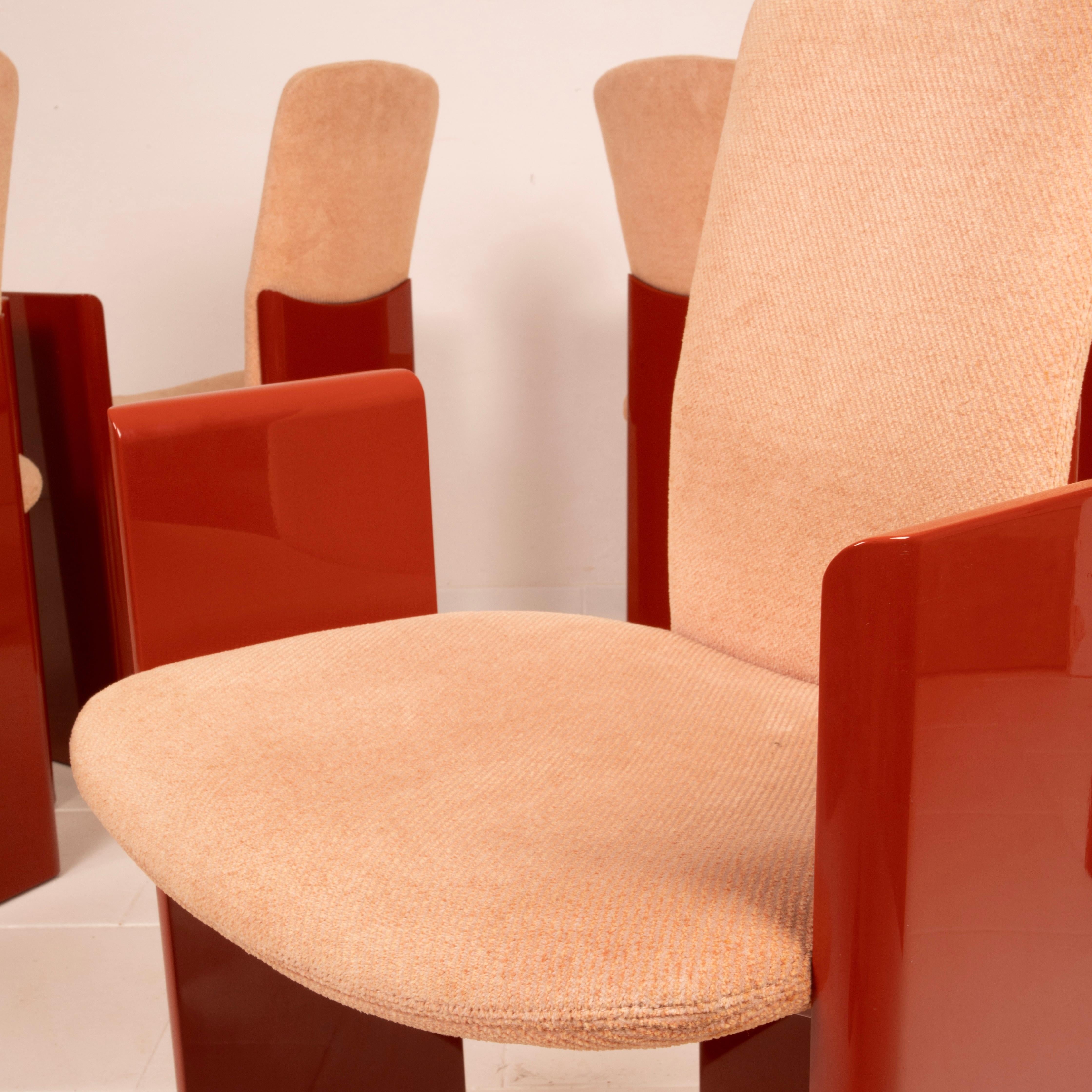 Set of six “Kinu” chairs designed by Motomi Kawakami for Arflex, 1983 Set of 2 in vendita 7