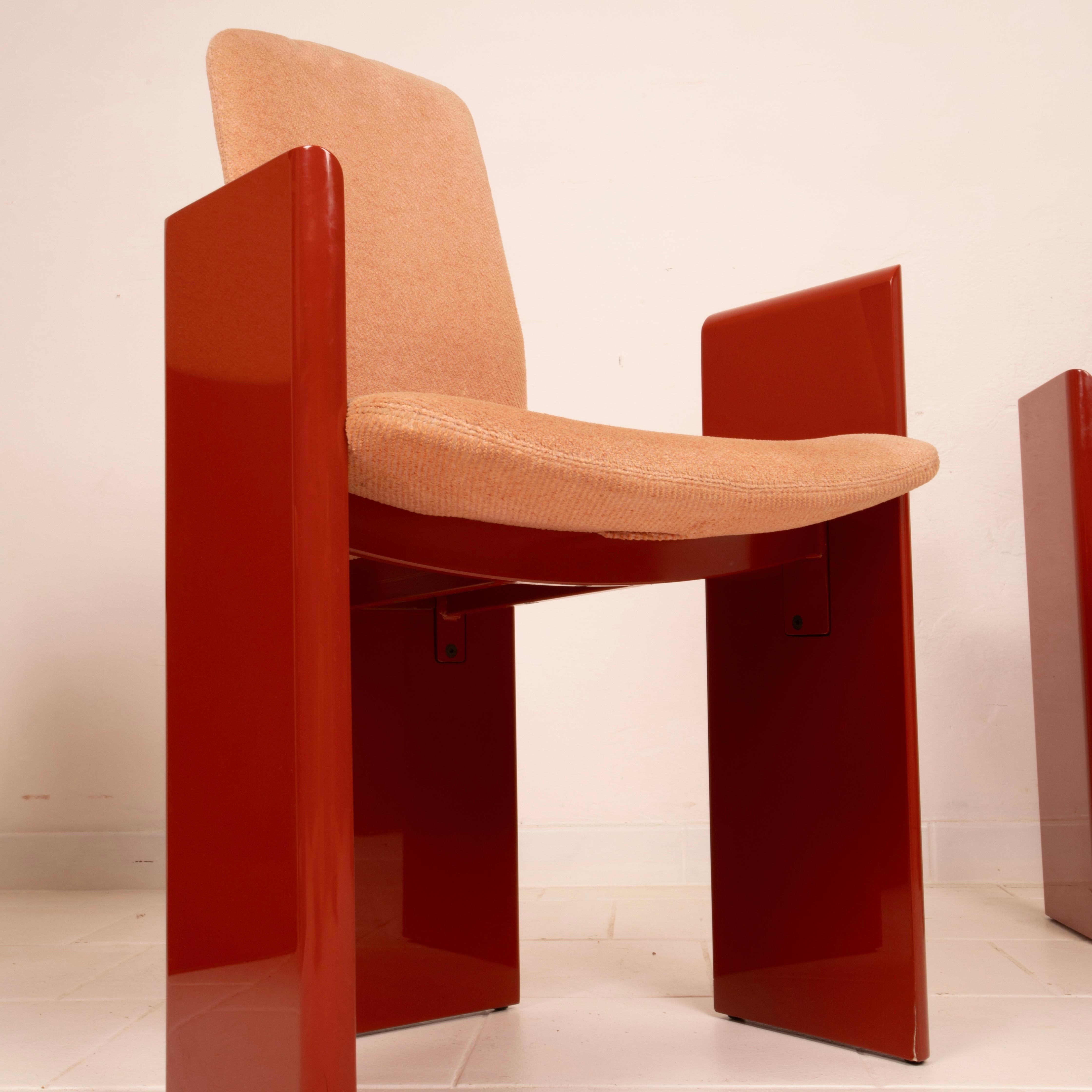 Set of six “Kinu” chairs designed by Motomi Kawakami for Arflex, 1983 Set of 2 in vendita 12