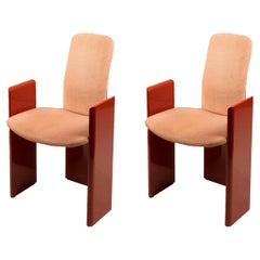 Set of six "Kinu" chairs designed by Motomi Kawakami for Arflex, 1983 Set of 2