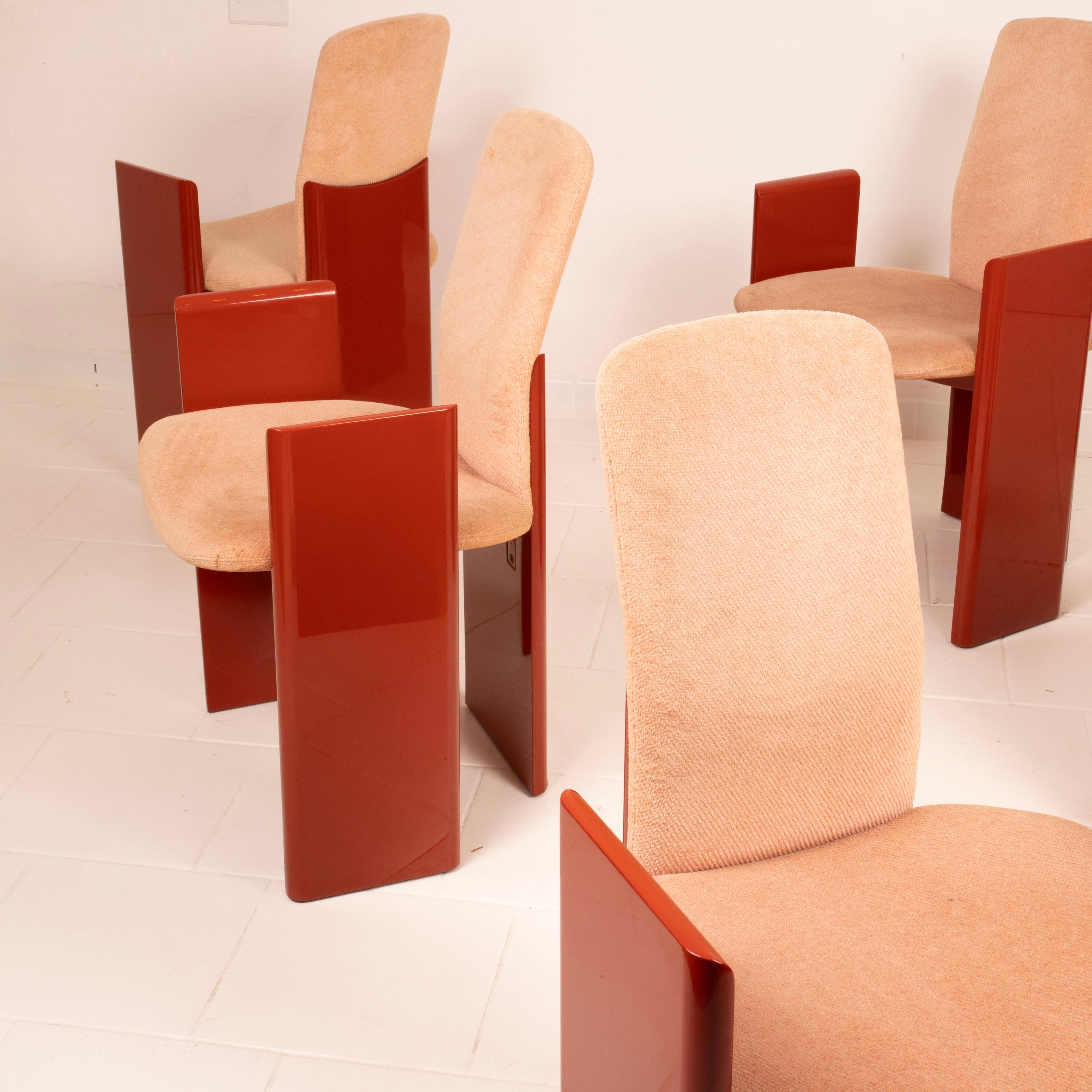 Italian Ensemble de six chaises 