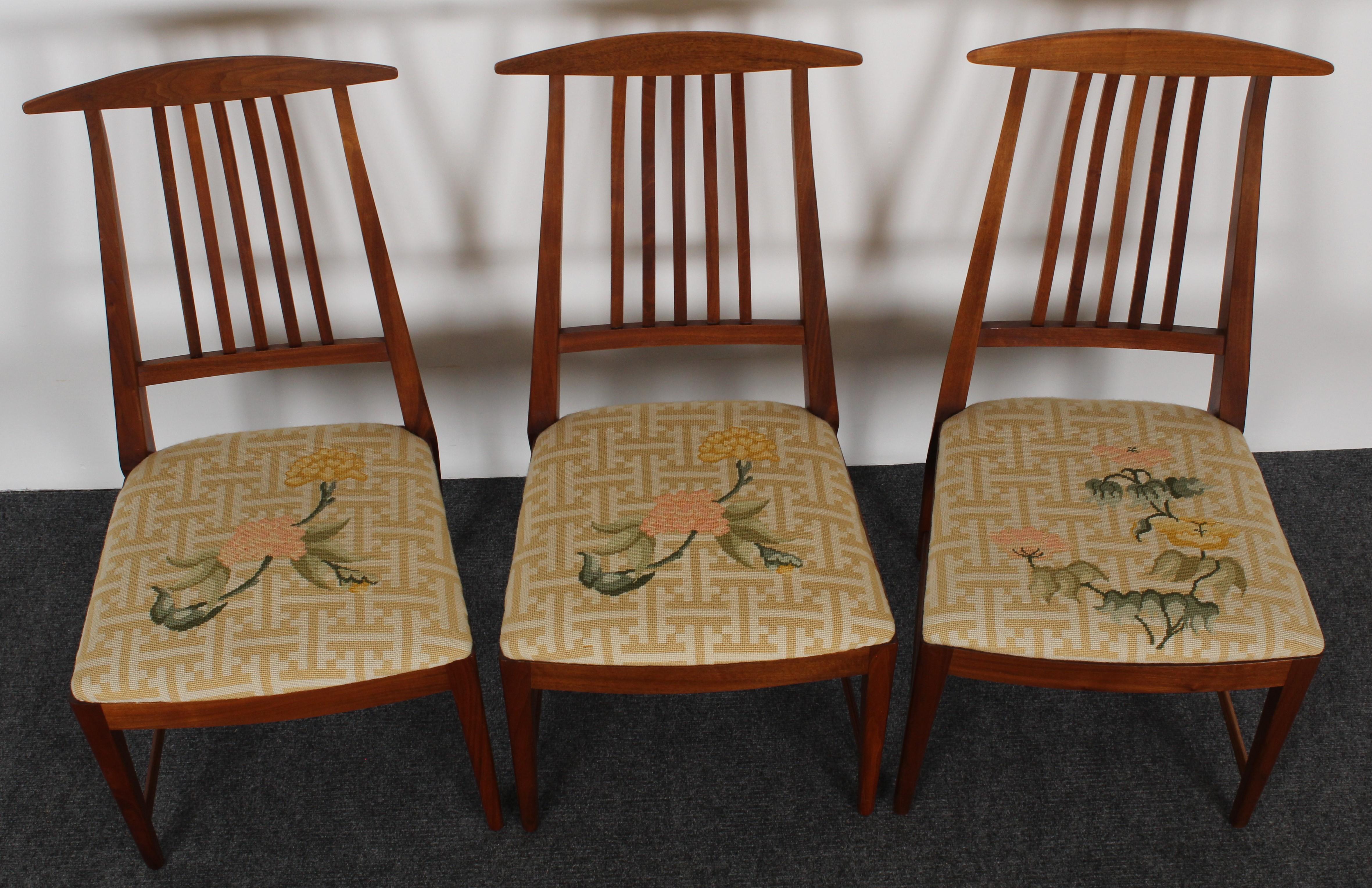 American Set of Six Kipp Stewart Dining Chairs for Calvin, 1950s