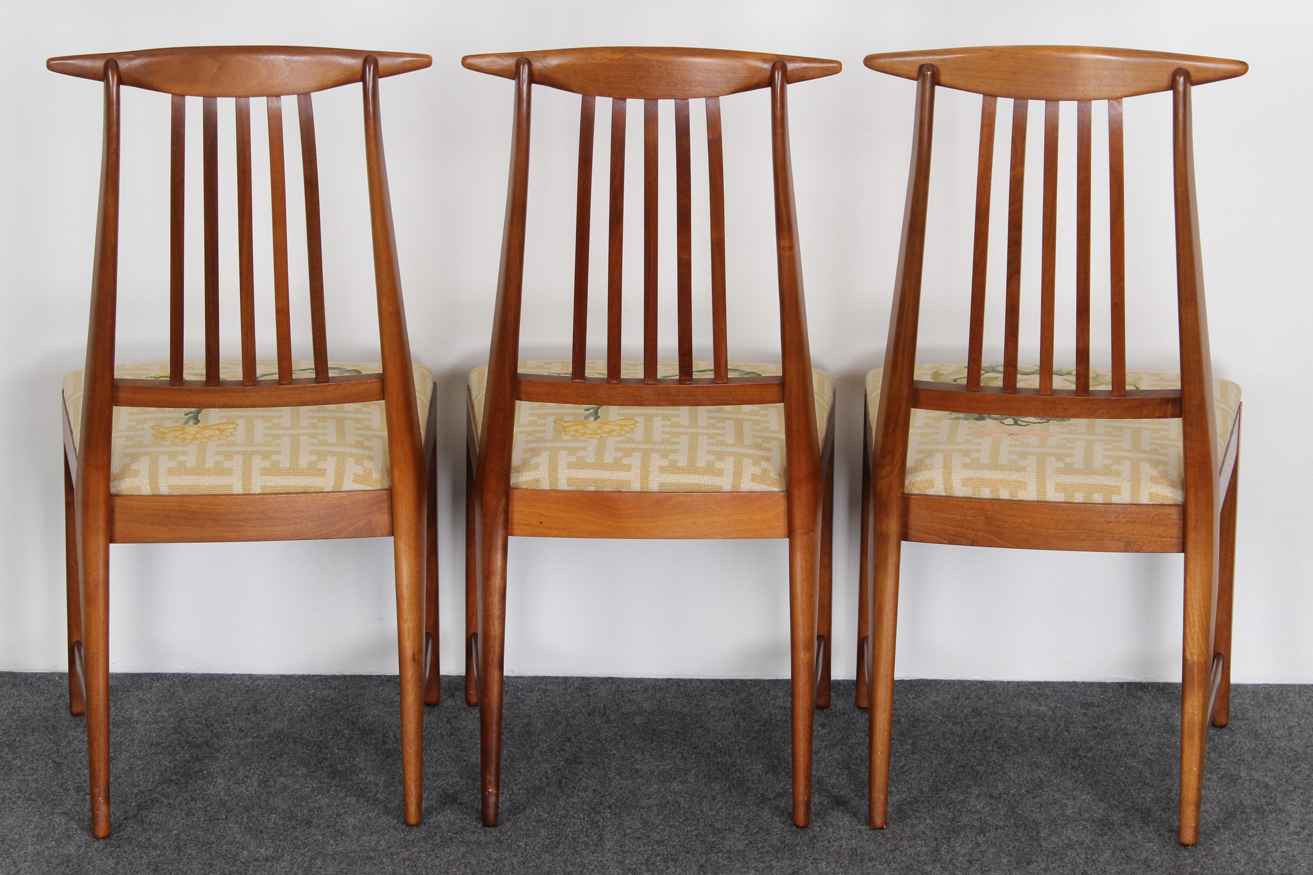 Set of Six Kipp Stewart Dining Chairs for Calvin, 1950s In Good Condition In Hamburg, PA