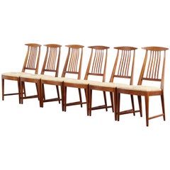 Set of Six Kipp Stewart Dining Chairs for Calvin, 1950s