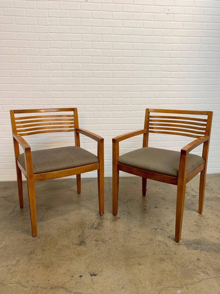 Set of Six Knoll Studio "Ricchio" Chairs at 1stDibs