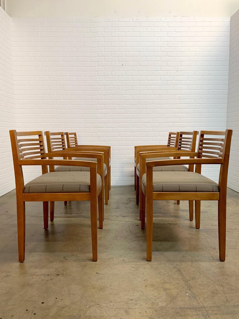 Set of Six Knoll Studio "Ricchio" Chairs at 1stDibs