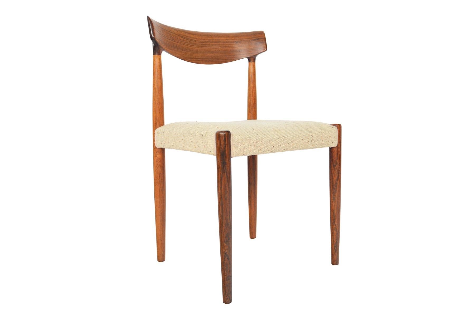 20th Century Set of Six Knud Faerch Model 343 Danish Modern Dining Chairs in Rosewood