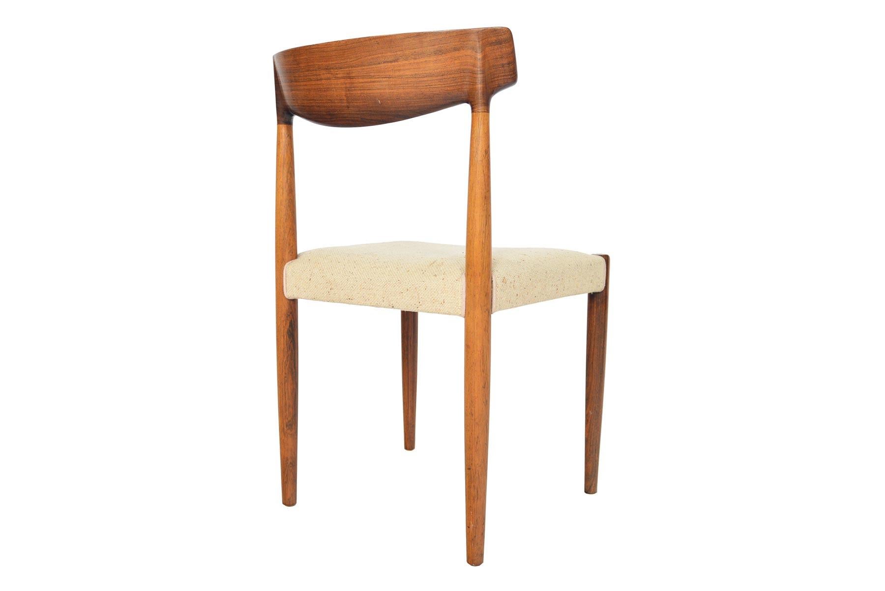 Set of Six Knud Faerch Model 343 Danish Modern Dining Chairs in Rosewood 1