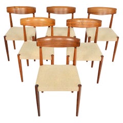 Set of Six Knud Faerch Model 343 Danish Modern Dining Chairs in Rosewood