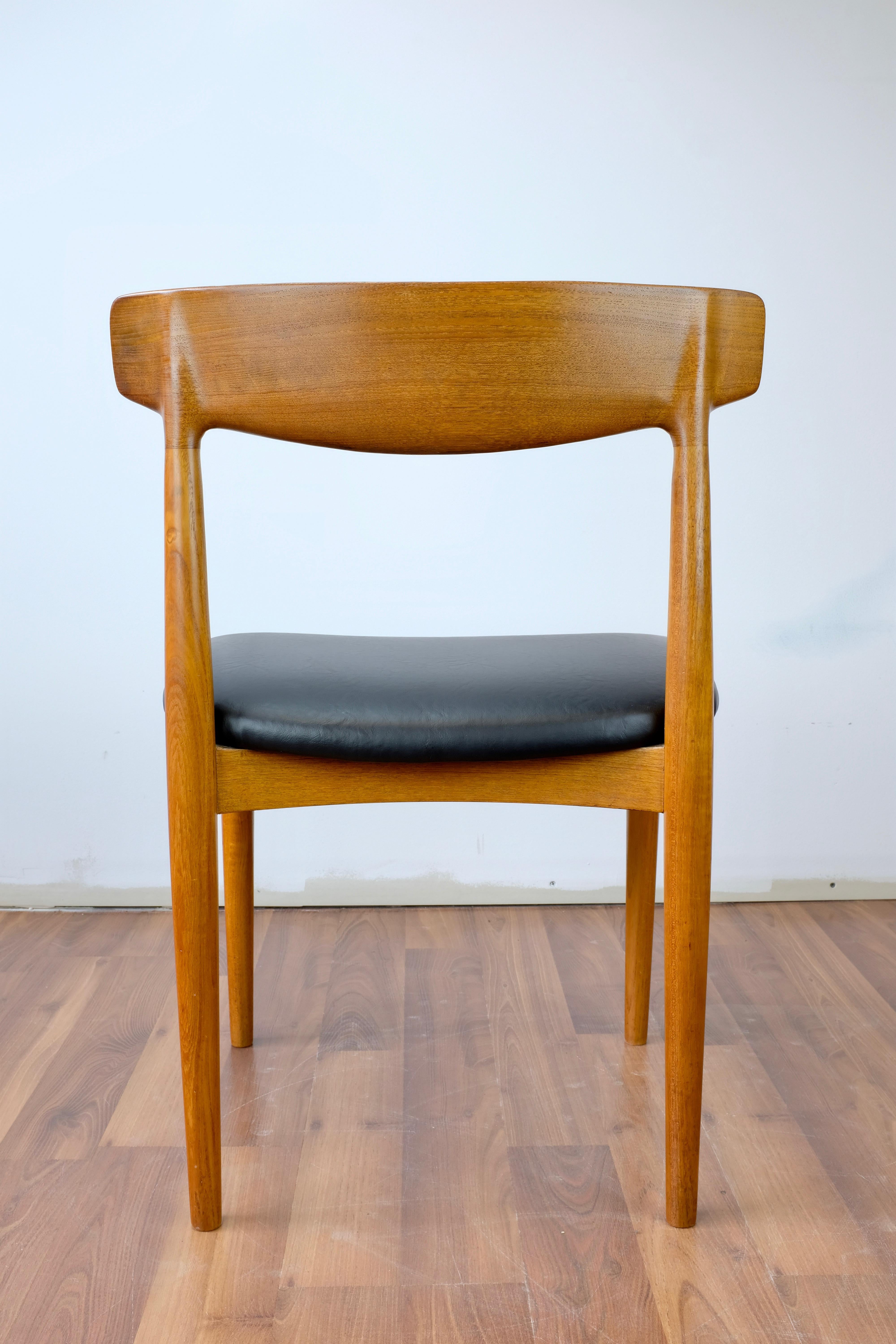 Mid-20th Century Set of Six Knud Faerch Model 532 Dining Chairs in Teak