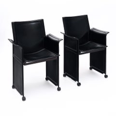 Set of Six “Korium” Armchairs by Tito Agnoli for Matteo Grassi