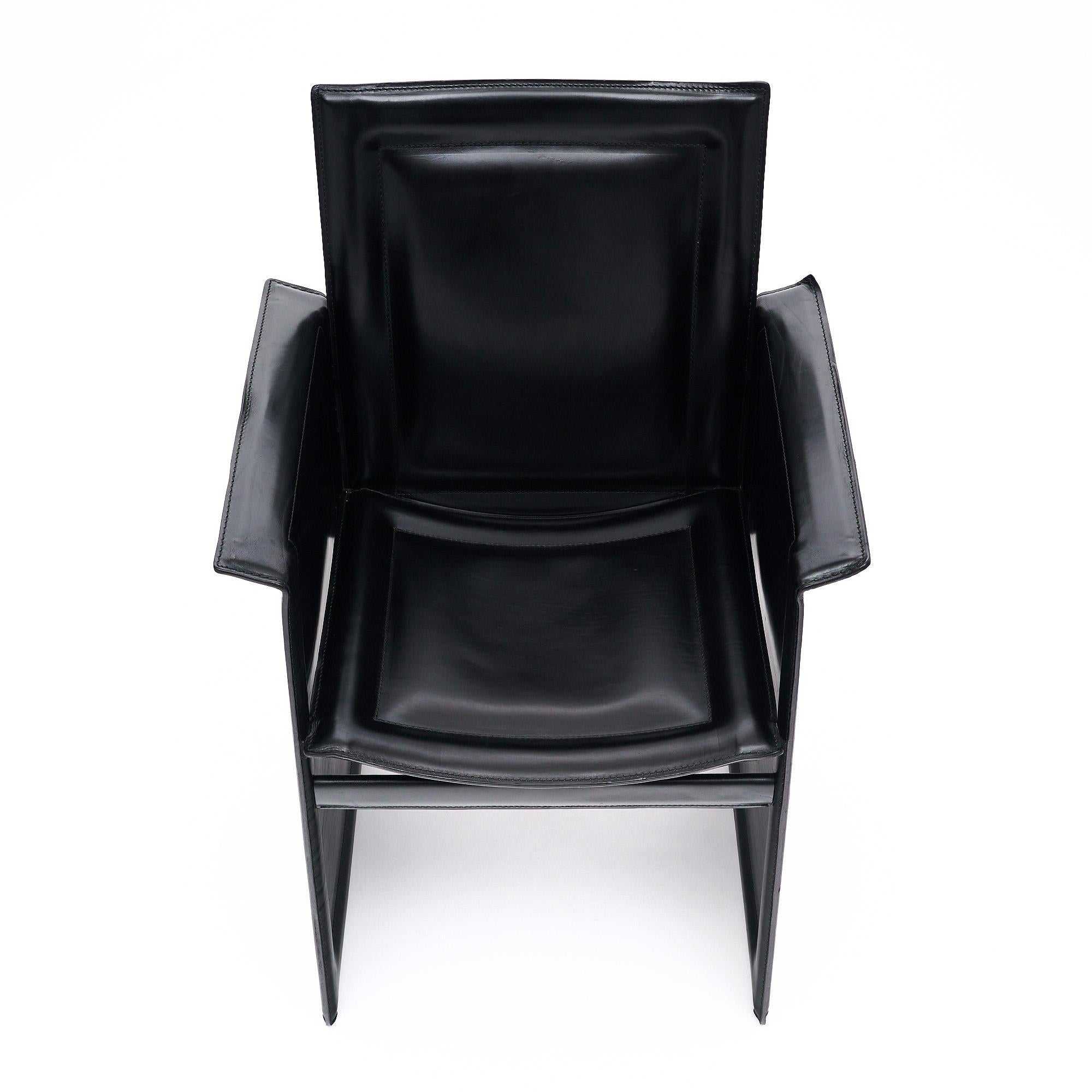Metal Set of Six “Korium” Armchairs by Tito Agnoli for Matteo Grassi For Sale