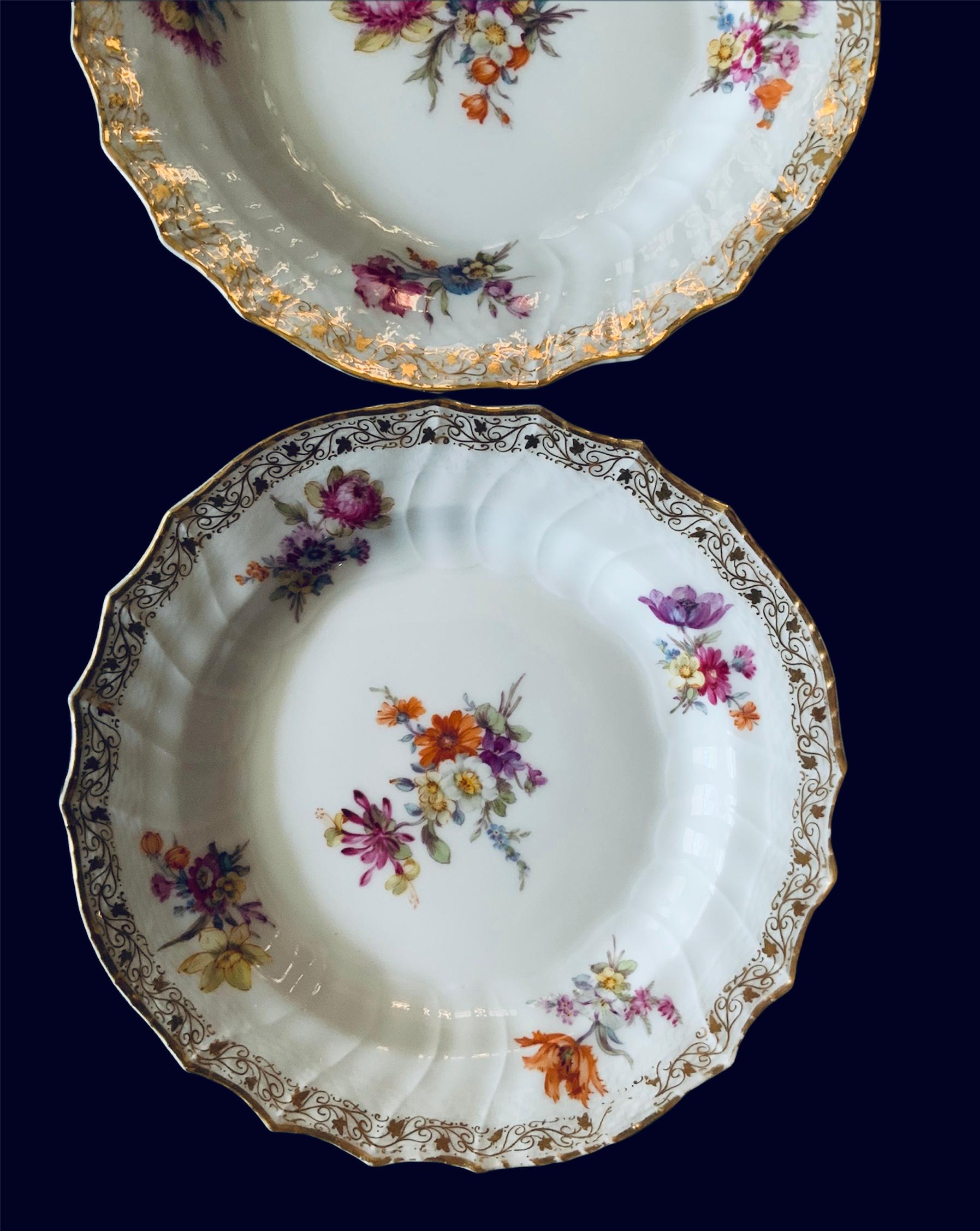 Set of Six KPM Bread and Butter Plates In Good Condition In Guaynabo, PR