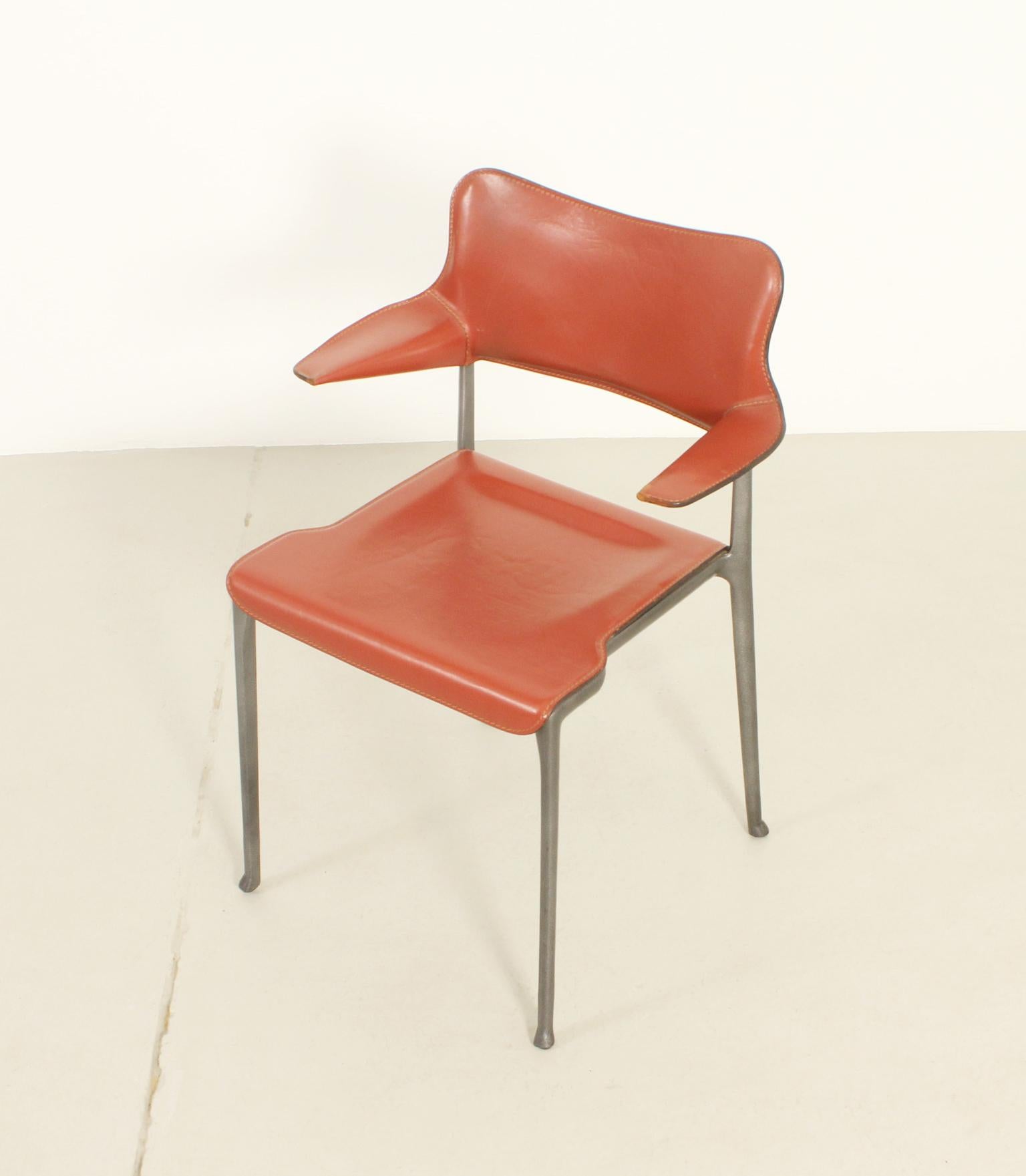 Set of Six Kumo Chairs by Toshiyuki Kita for Casas, Spain, 1989 For Sale 3