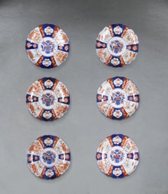 Set of Six Late 19th Century Imari Plates