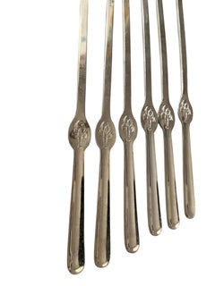 Set of Six Lobster Forks Silver Plate Flatware Set by WMF, Germany 1930s