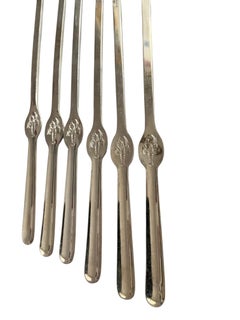 Set of Six Lobster Forks Silver Plate Flatware Set by WMF, Germany 1930s