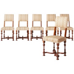 Set of Six Louis XIII Chairs