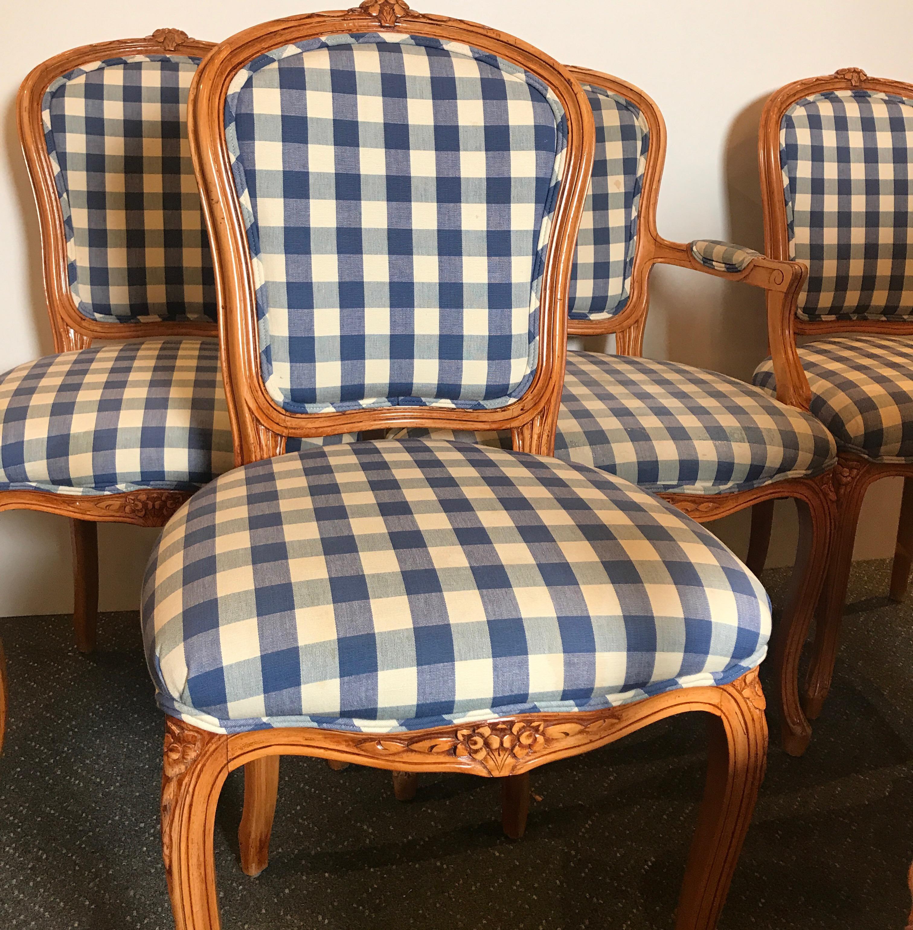 Set of Six Louis XV Dining Chairs 5