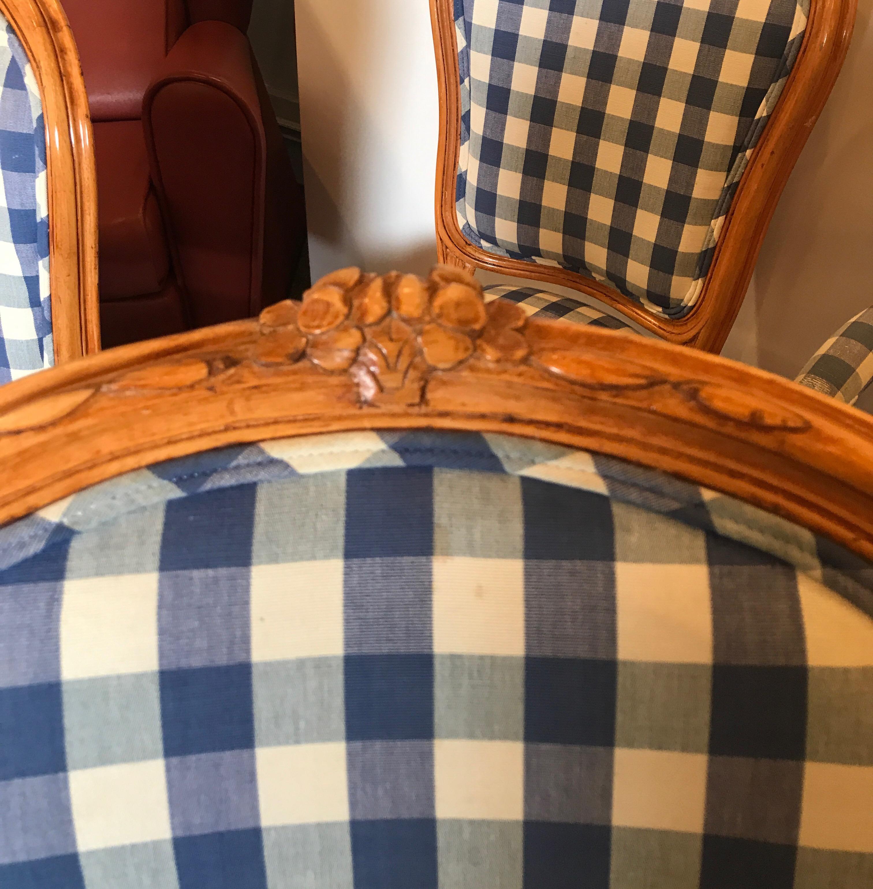 Satz von sechs Louis-XV-Esszimmerstühlen 8