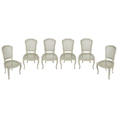 Set of Six Louis XV Style Dining Chairs