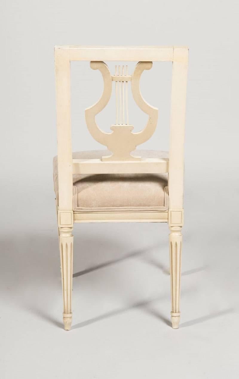 French Set of Six Louis XVI Style Chairs by Maison Jansen