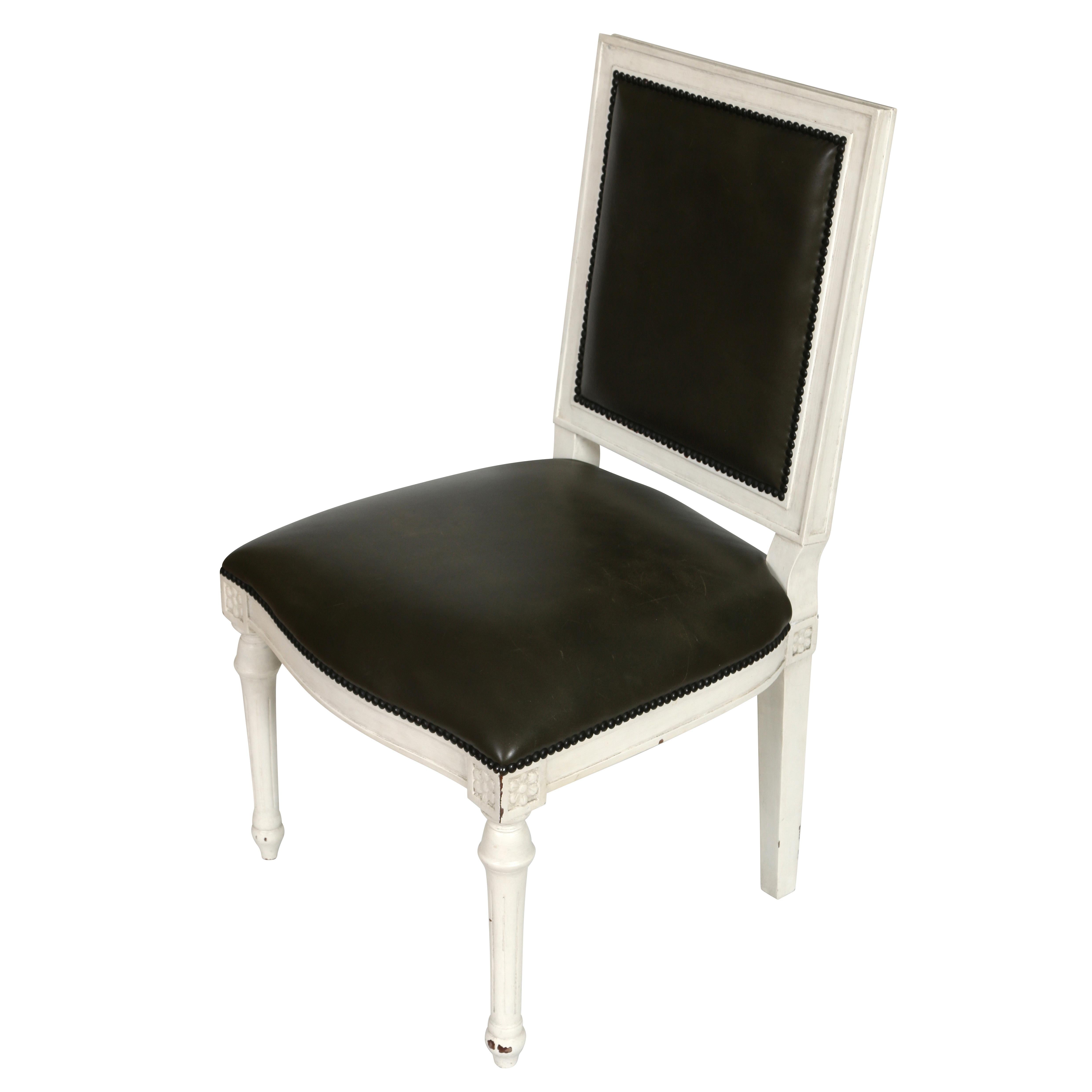 Contemporary Set of Six Louis XVI Style Dining Chairs