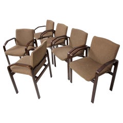 Set of Six Lounge Chairs/Ton, Národní Podnik Holešov, 1993
