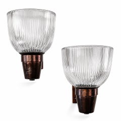 Set of Six LP5 Wall Sconces Lights by Ignazio Gardella for Azucena, Italy, 1960s