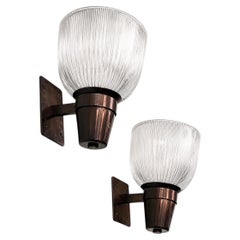 Set of Six LP5 Wall Sconces Lights by Ignazio Gardella for Azucena, Italy, 1960s