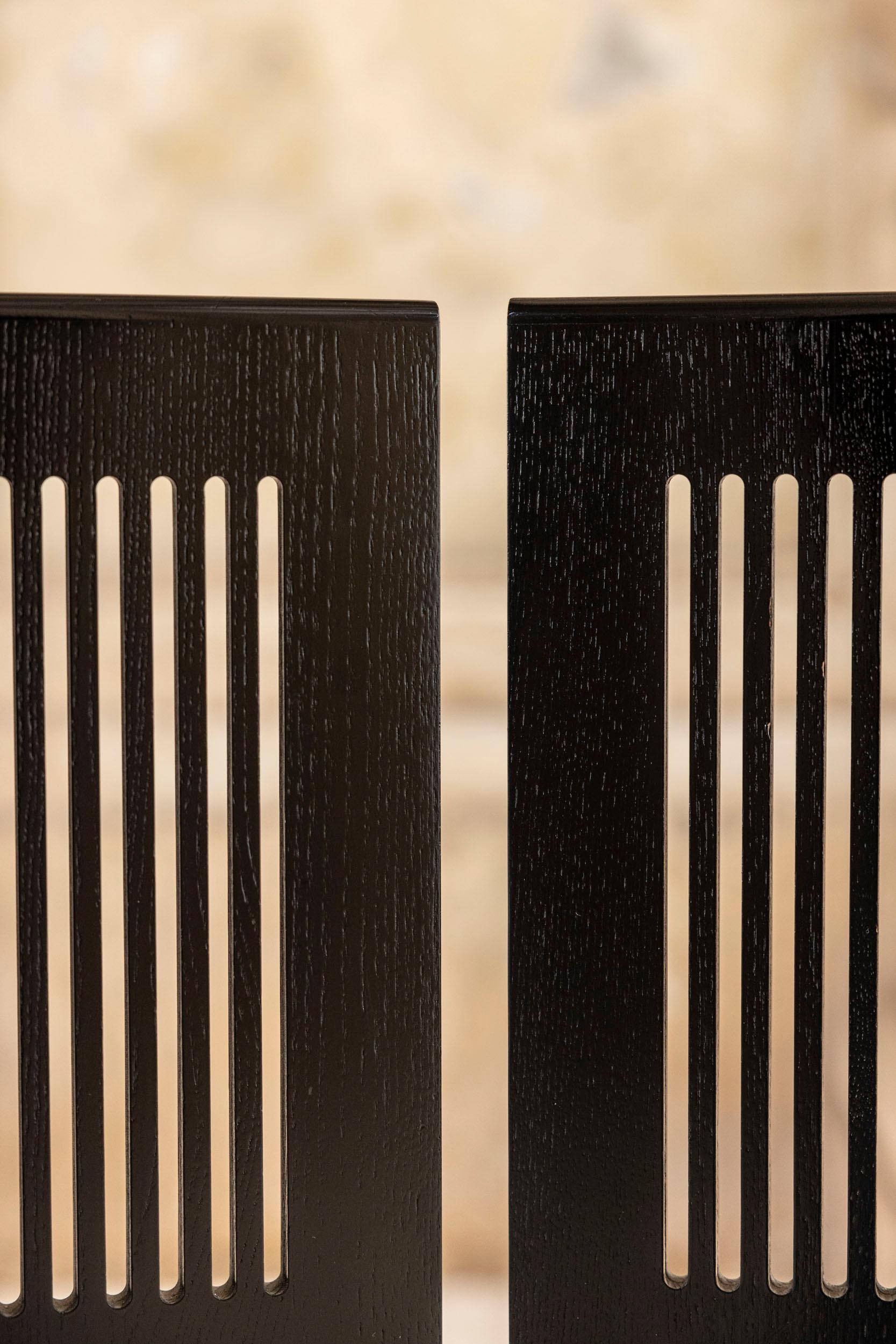 Set of six “Lubekka” chairs designed by Andrea Branzi for Cassina, Italy, 1991 For Sale 9