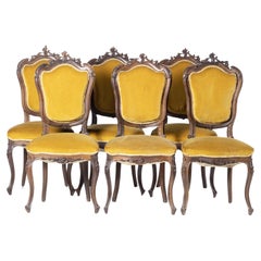 Used SET OF SIX LUIS XVI PORTUGUESE CHAIRS 19th Century