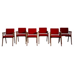 Set of Six "Luisa” Chairs by Franco Albini for Poggi