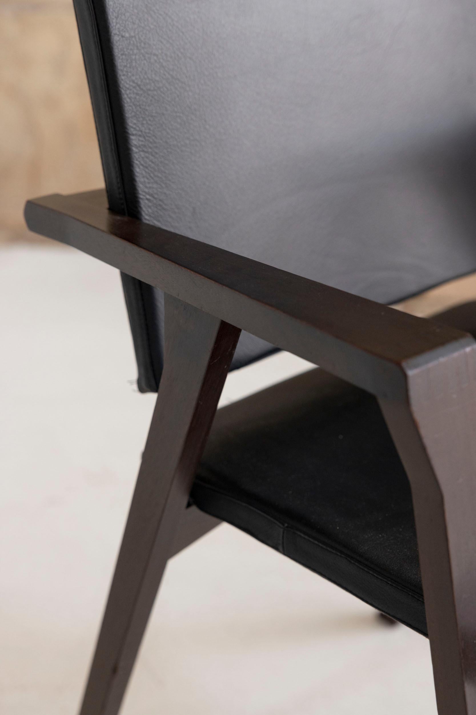 Set of six Luisa chairs mod. PT1 designed by Franco Albini for Poggi Pavia 6