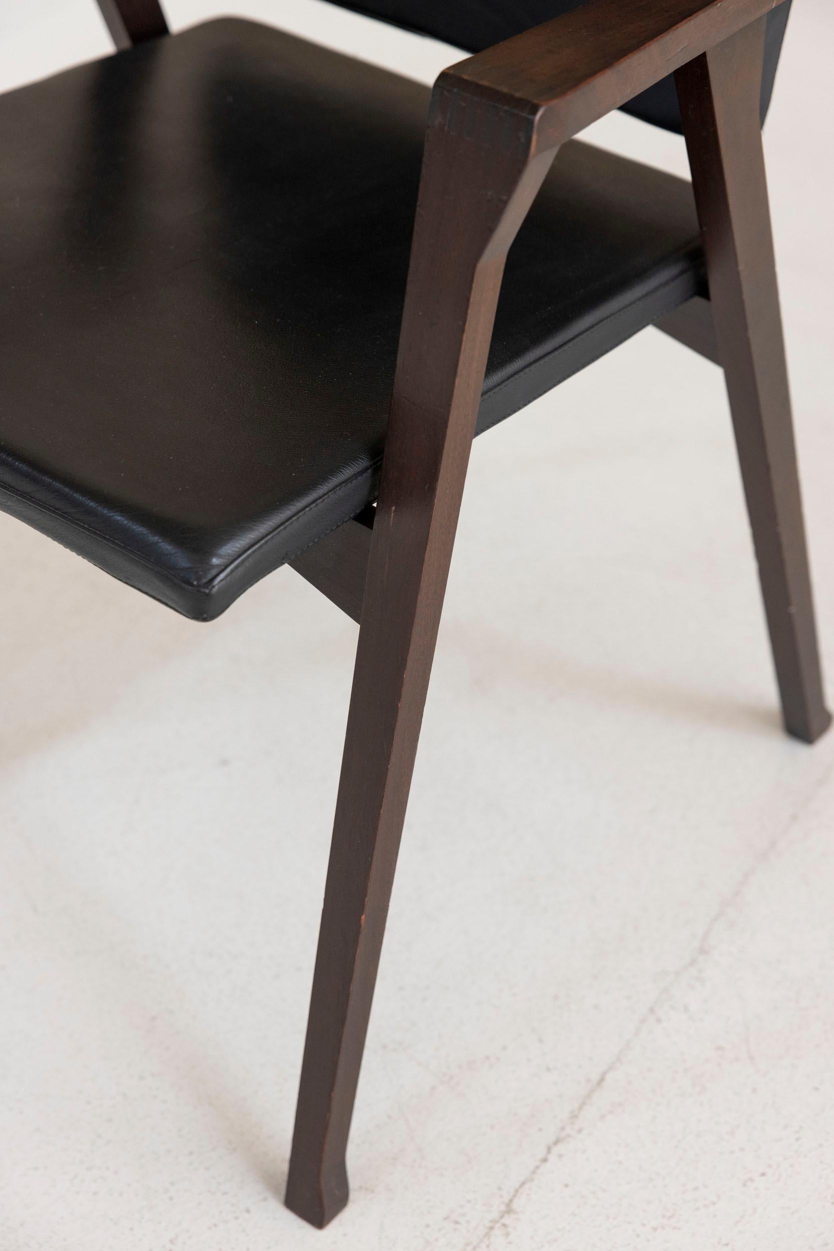 Set of six Luisa chairs mod. PT1 designed by Franco Albini for Poggi Pavia 9