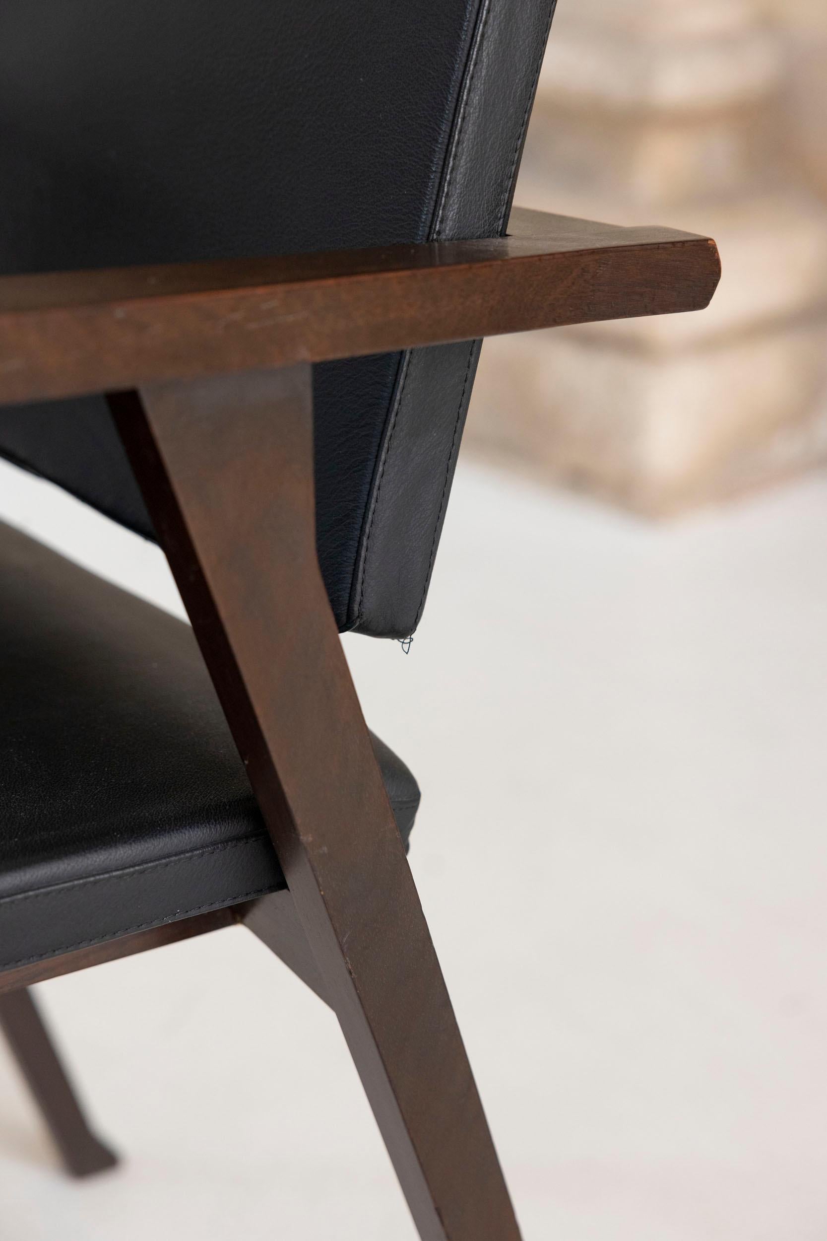 Set of six Luisa chairs mod. PT1 designed by Franco Albini for Poggi Pavia 11