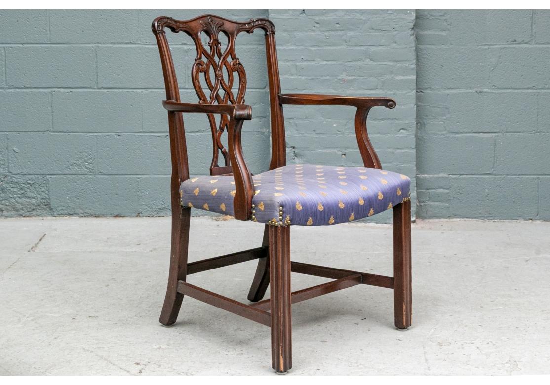 Set Of Six Mahogany Georgian Style Dining Chairs for Restoration en vente 3
