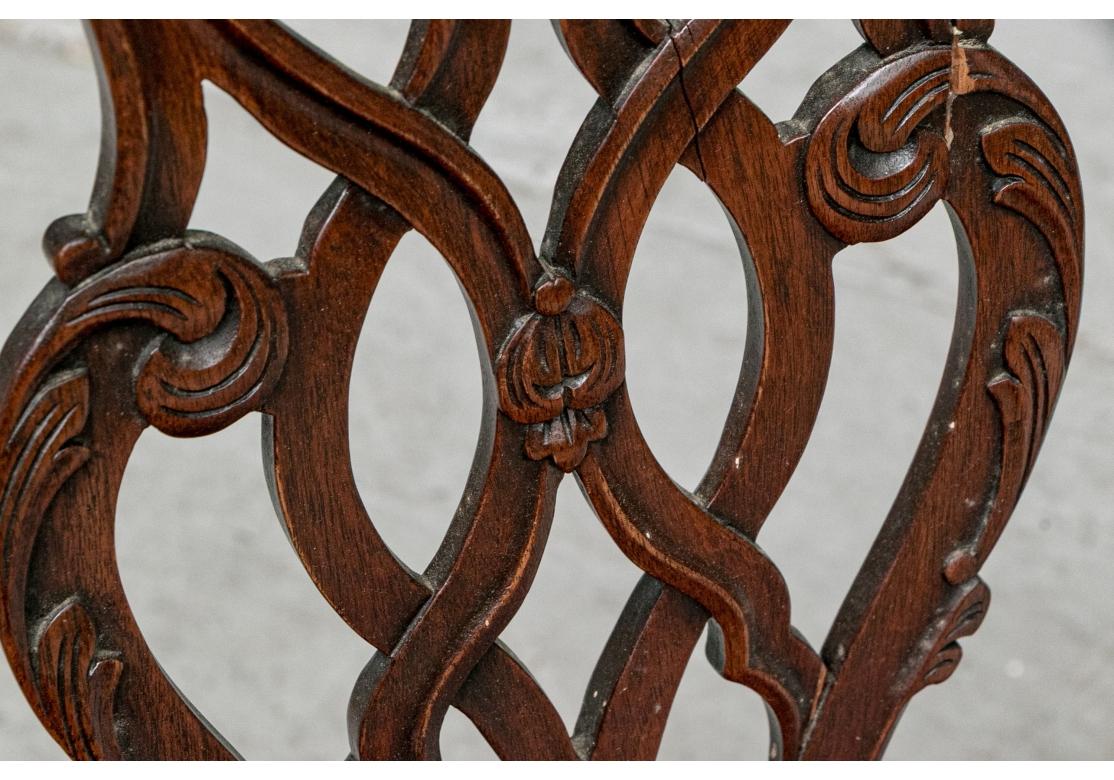 Set Of Six Mahogany Georgian Style Dining Chairs for Restoration en vente 5