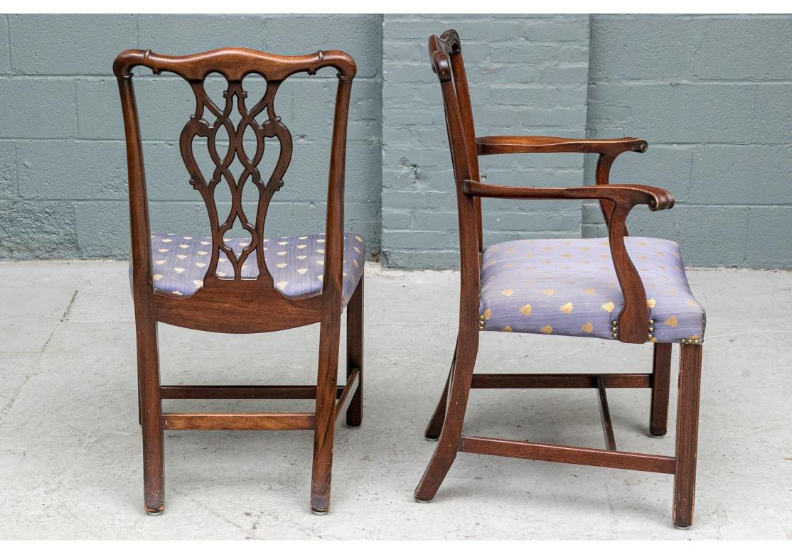 Set Of Six Mahogany Georgian Style Dining Chairs for Restoration en vente 6
