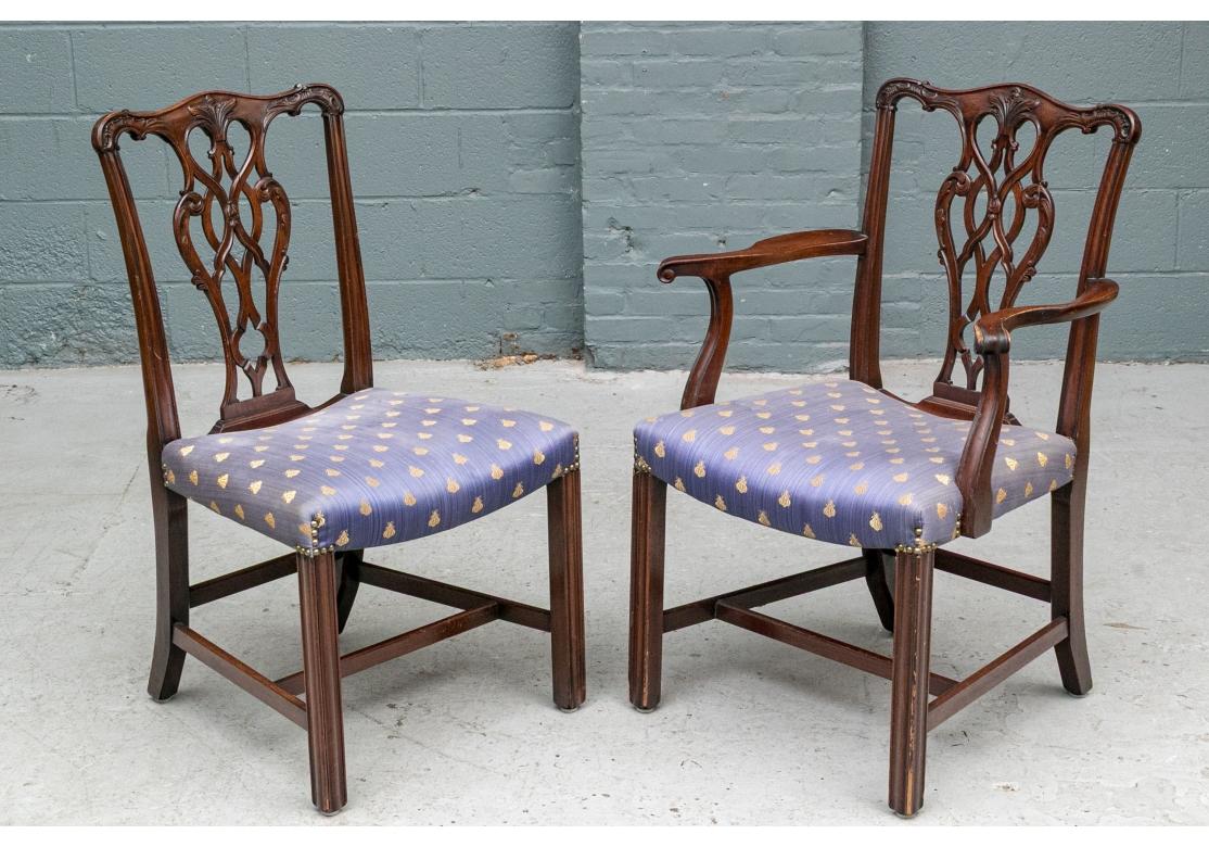 Set Of Six Mahogany Georgian Style Dining Chairs for Restoration en vente 7