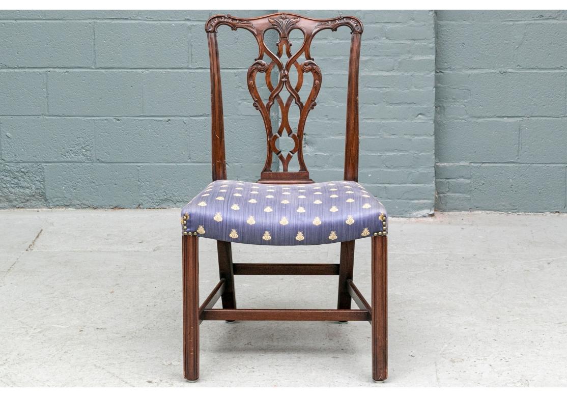 Set Of Six Mahogany Georgian Style Dining Chairs for Restoration en vente 8