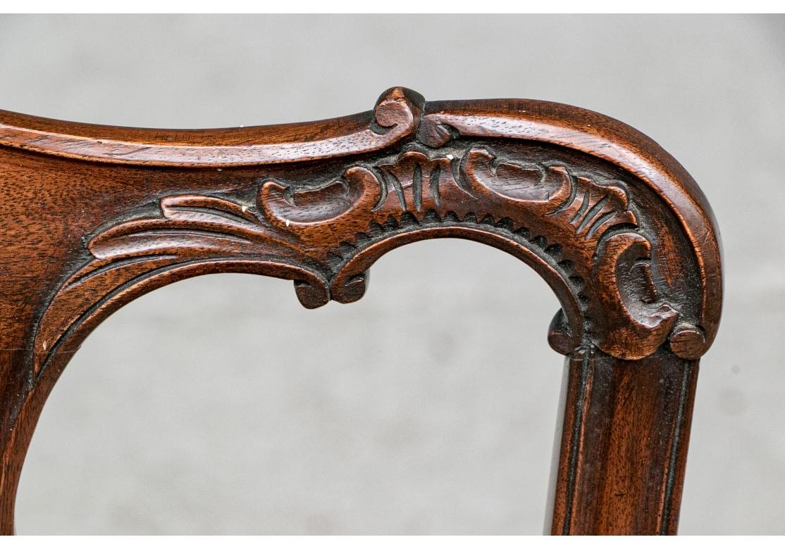Set Of Six Mahogany Georgian Style Dining Chairs for Restoration en vente 1
