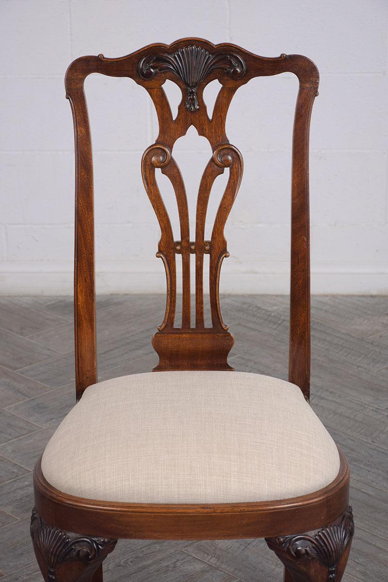 English Set of Mahogany Regency Dining Chairs
