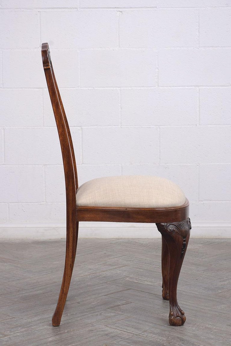 Set of Six Mahogany Regency Style Dining Chairs For Sale at 1stdibs