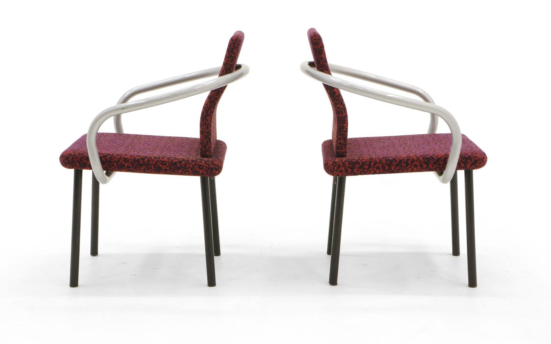 Post-Modern Set of Six Mandarin Dining Chairs by Ettore Sottsass for Knoll For Sale
